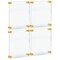 Azar Displays Floating Acrylic Gallery Wall Set of Four Floating Frames, Gold, 11 in. x 17 in. Graphic Size, 4PK 105508-GLD-4PK - alternate 1